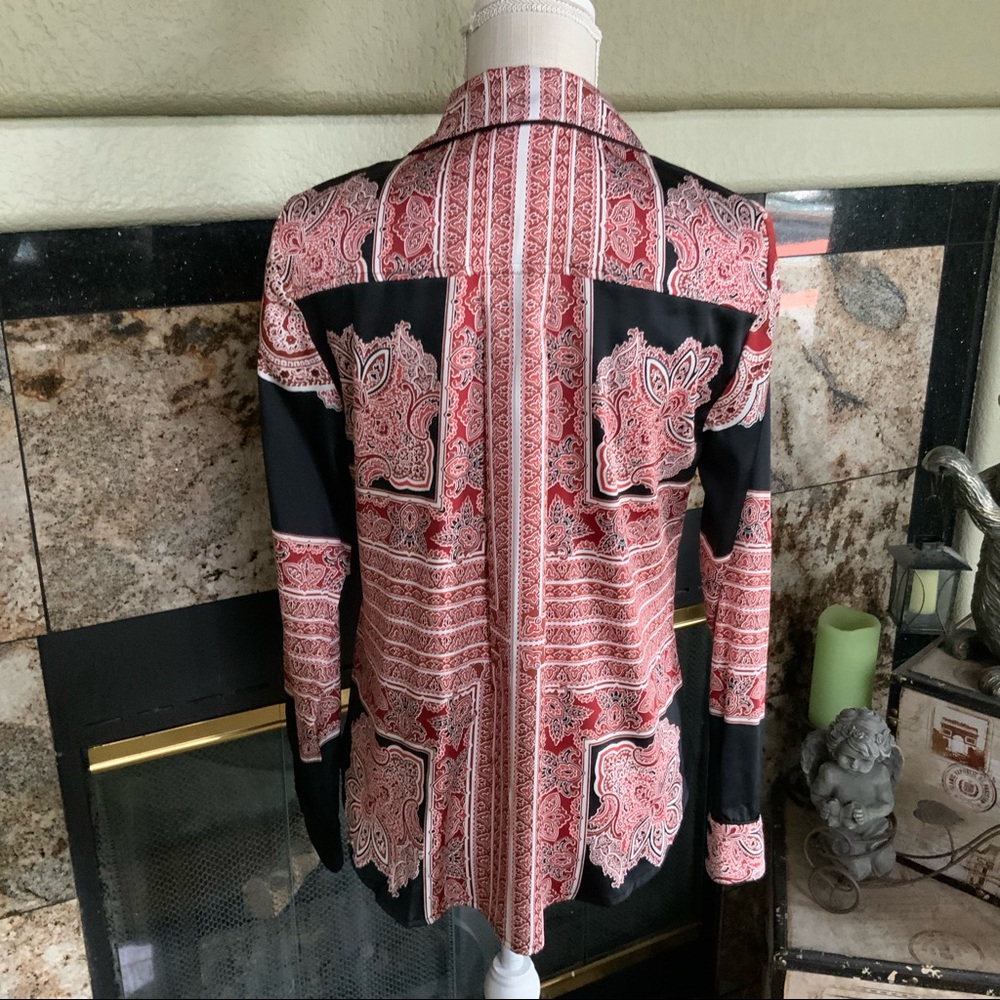 INC International Concepts Button up Blouse - Picture 5 of 9
